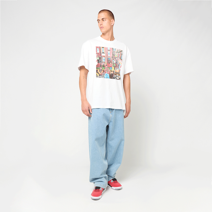 Karl Kani Woven Signature Collaboration Oversized T-Shirt blanco 98827 4