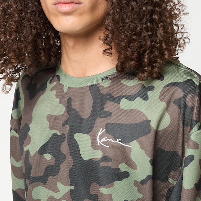 Karl Kani Signature Camo Mesh Layered Longsleeve camuflado 98851 3