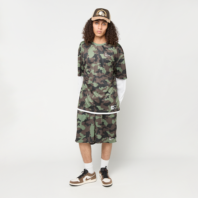 Karl Kani Signature Camo Mesh Layered Longsleeve camuflado 98851 5