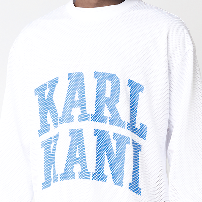 Karl Kani Stencil Mesh Boxy Longsleeve biały 98858 3