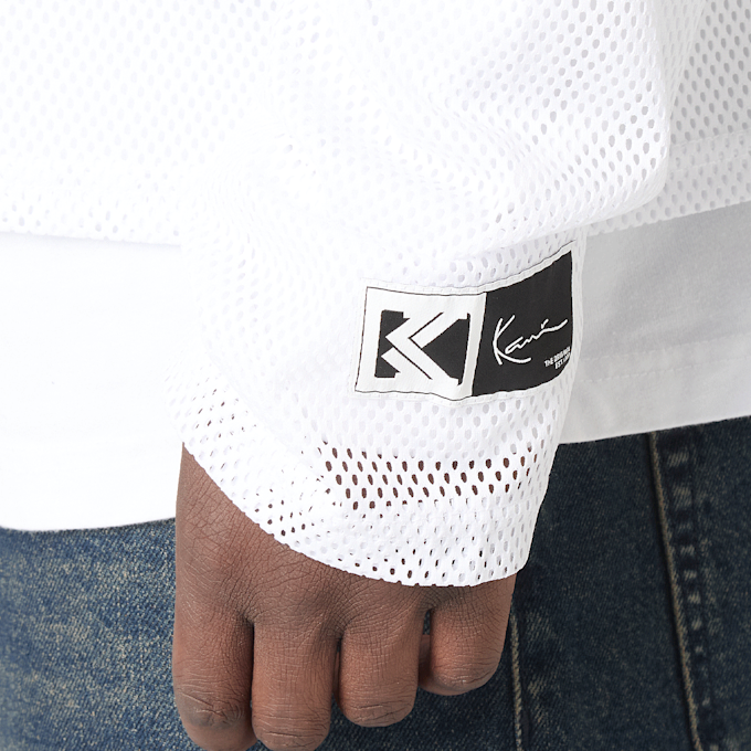 Karl Kani Stencil Mesh Boxy Longsleeve branco 98858 4
