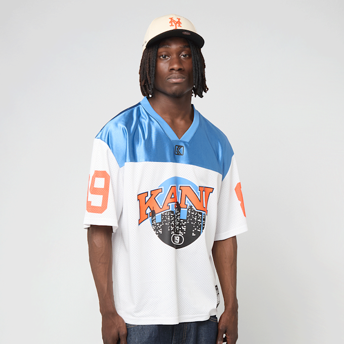 Karl Kani OG Sport College Mesh Boxy Football Jersey blanco 98850 1