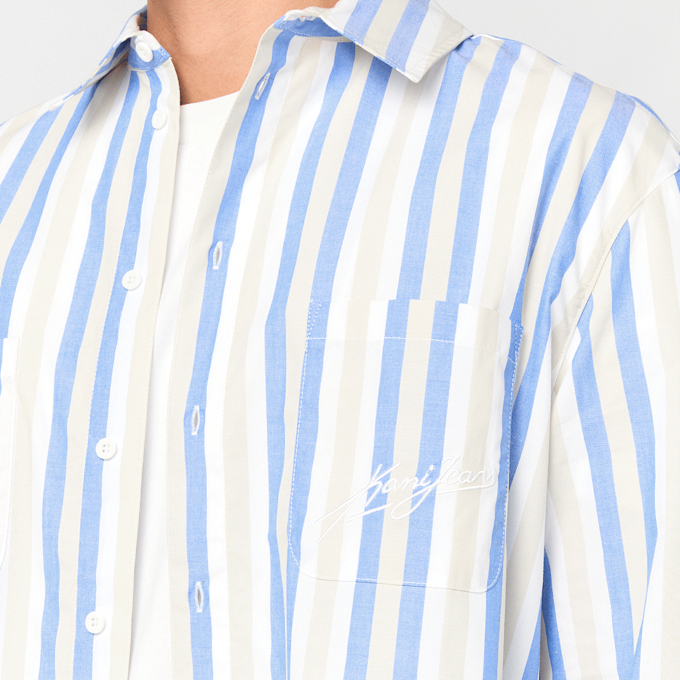 Karl Kani Kani Jeans Stripe Oversized Shirt multicolorido 98855 3