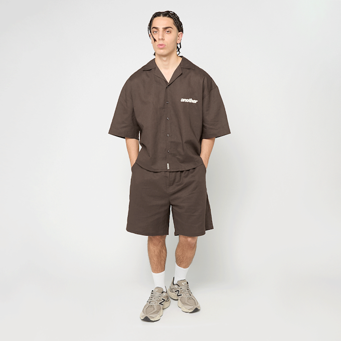 Another Cotton Lab Another Linen Shorts brązowy 98866 5