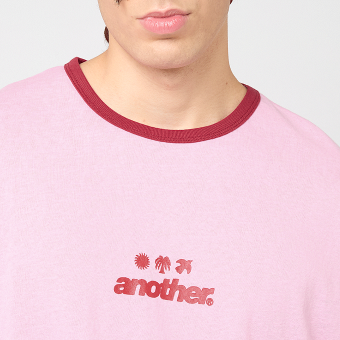 Another Cotton Lab Rave Dept. Ringer T-Shirt różowy 98867 3