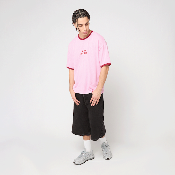 Another Cotton Lab Rave Dept. Ringer T-Shirt rose 98867 5