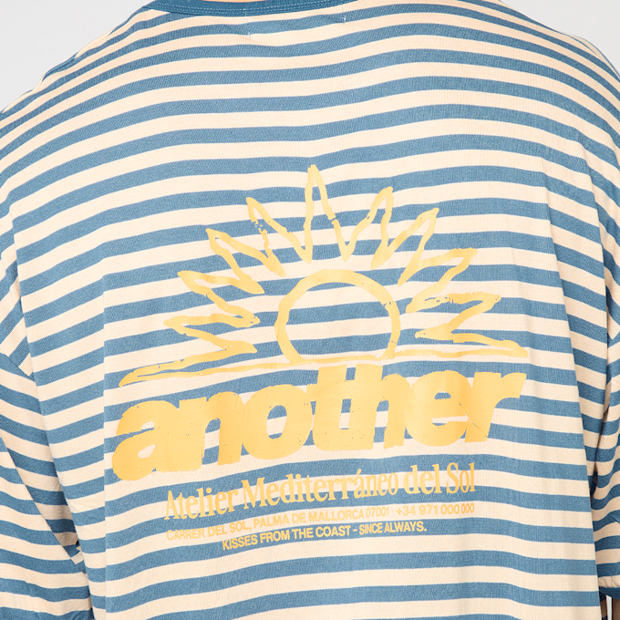 Another Cotton Lab Another Striped T-Shirt azul 98869 4