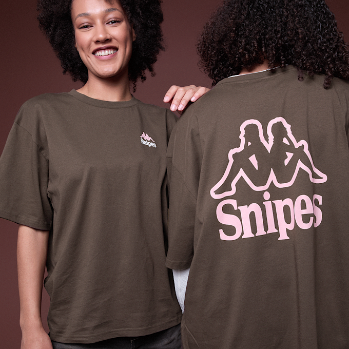 KAPPA x SNIPES KAPPA x SNIPES Oversized Tee castanho 98885 2