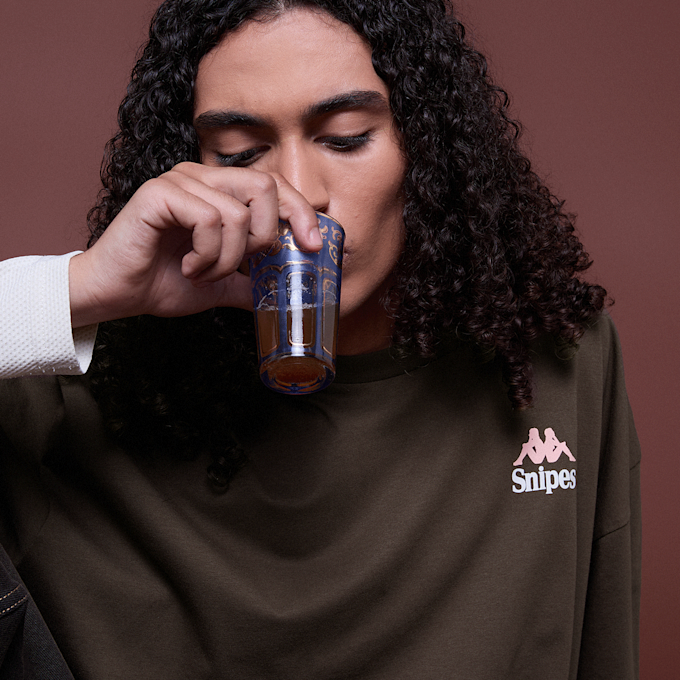 KAPPA x SNIPES KAPPA x SNIPES Oversized Tee smeđa 98885 3