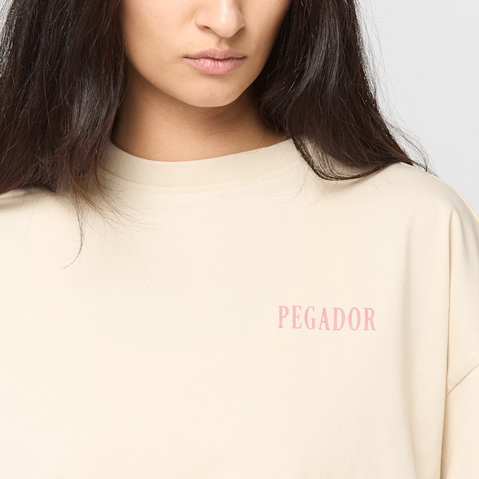 Pegador Olargues Heavy Oversized Tee bež 98974 3