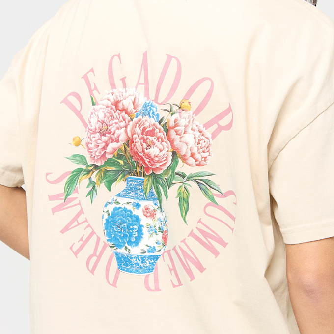 Pegador Olargues Heavy Oversized Tee bež 98974 4