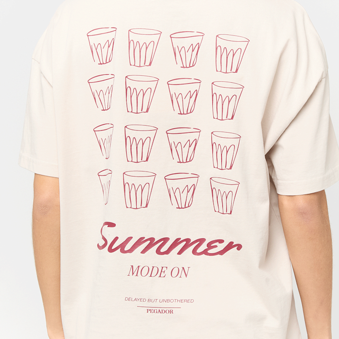 Pegador Solana Heavy Oversized Tee beż 98973 4