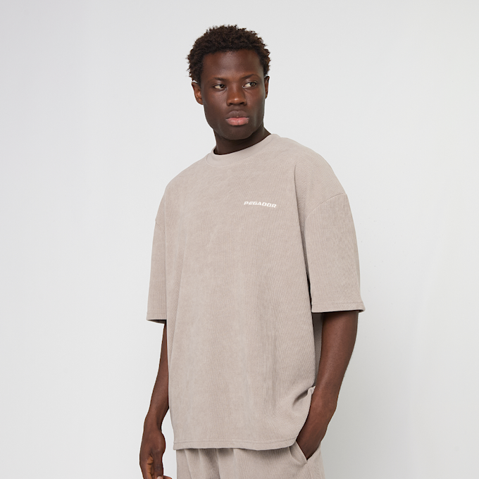Pegador Lagos Oversized Soft Rib Tee beż 99008 1