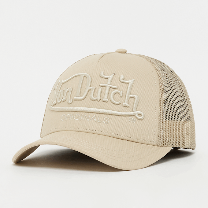 Von Dutch Originals Baseball Cap with Mesh Back Embroidered Logo bege 99010 1