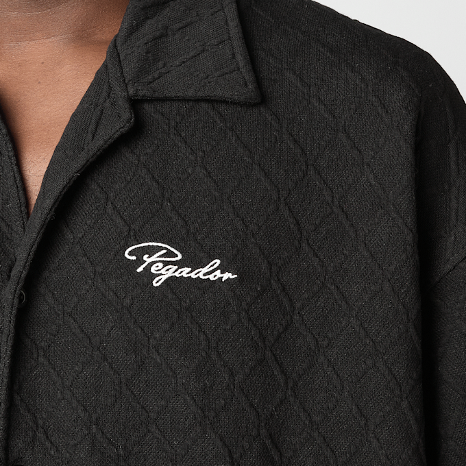 Pegador Jovren Structured Shirt czarny 99028 3