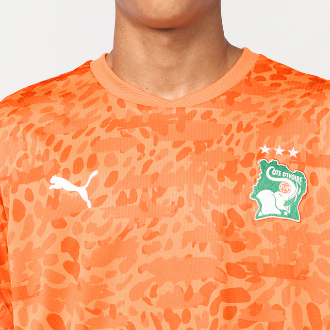 PUMA Ivory Coast 2026 Home Jersey orange 99069 3