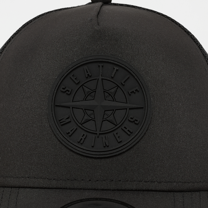 New Era 9FORTY A-Frame MLB Sport Trucker Seattle Mariners czarny 99091 4