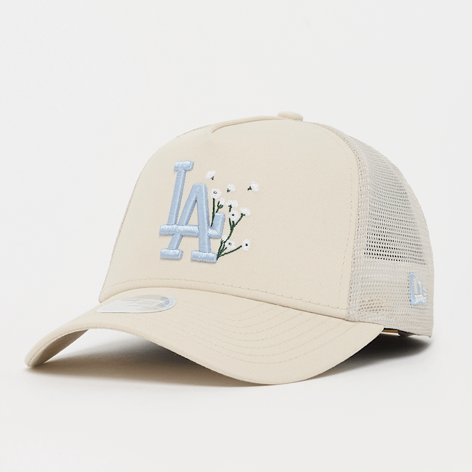 New Era FEMALE A-FRAME Trucker Floral Los Angeles Dodgers beige 99098 1