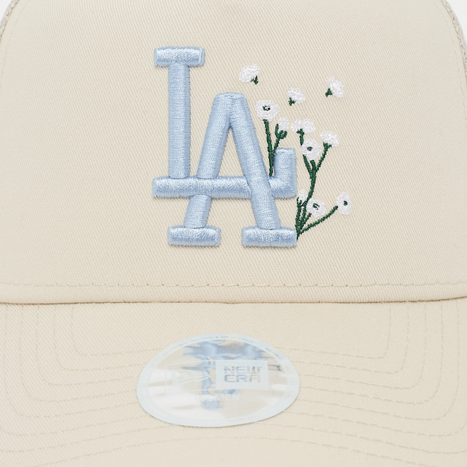 New Era FEMALE A-FRAME Trucker Floral Los Angeles Dodgers beige 99098 4