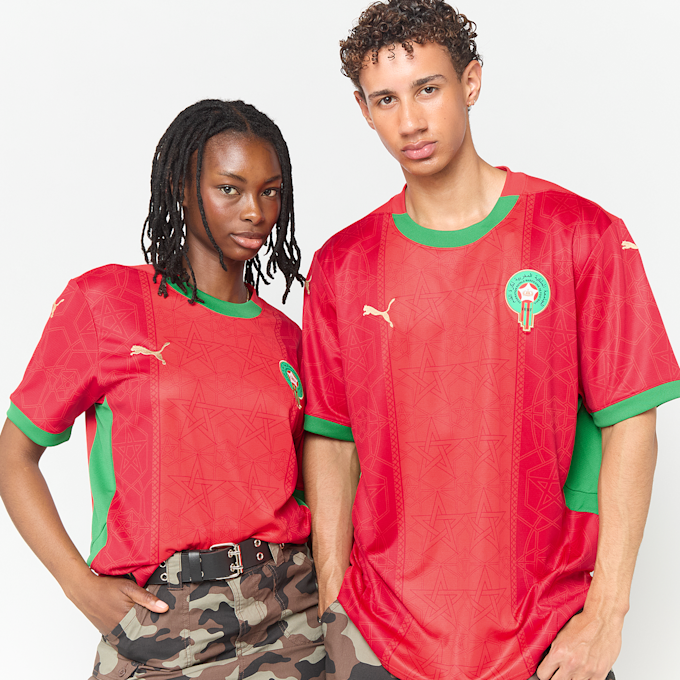 PUMA Federation Royale Marocaine Football Home Jersey Replica rot 99145 1