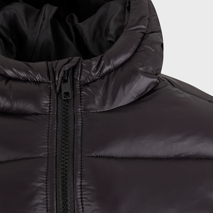 Urban Classics Shiny Puffer Jacket With Hood schwarz 99149 3