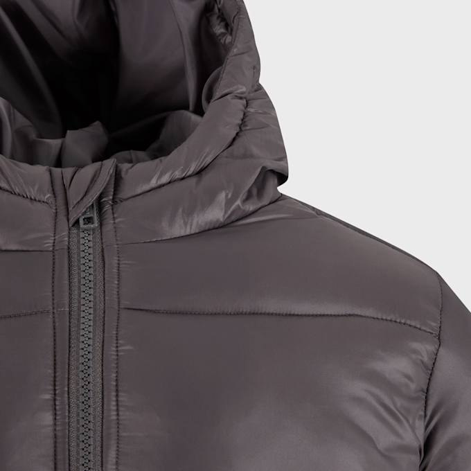 Urban Classics Boys Shiny Puffer Jacket With Hood braun 99150 3