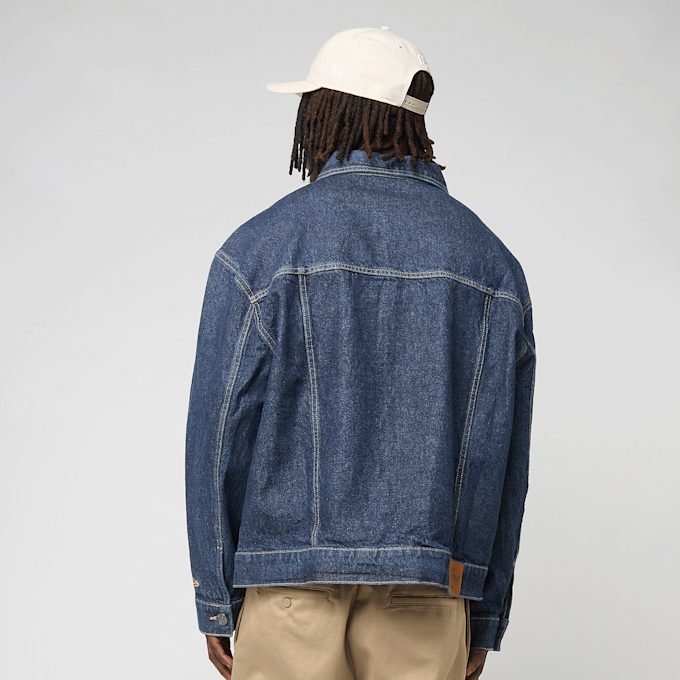 New Era Script Denim Jacket azul 99342 2
