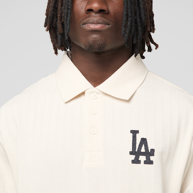 New Era MLB Rib Regular Polo beige 99343 3