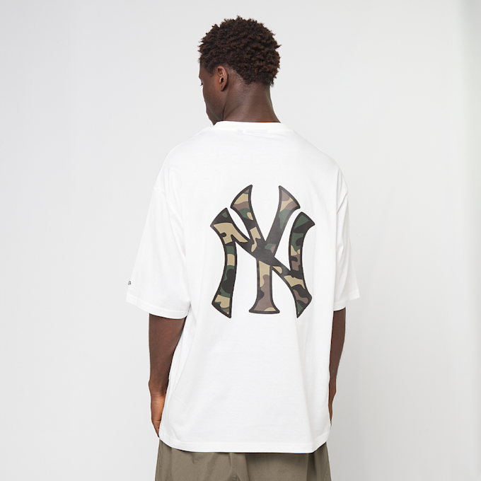 New Era New York Yankees MLB Infill Oversized T-Shirt blanco 99347 1