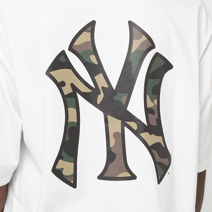 New Era New York Yankees MLB Infill Oversized T-Shirt blanco 99347 3
