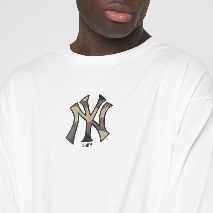 New Era New York Yankees MLB Infill Oversized T-Shirt weiß 99347 4