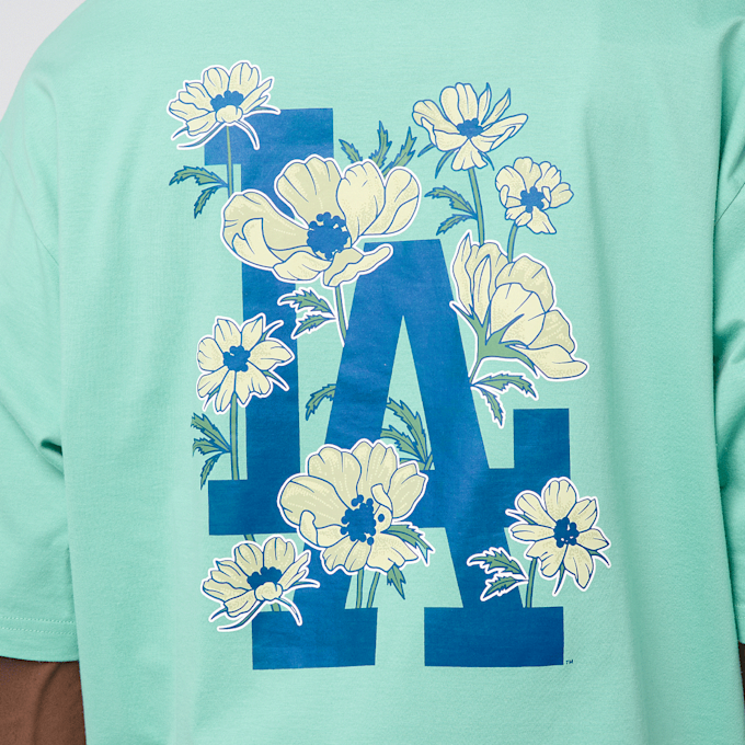 New Era MLB Floral Oversized Tee turkoois 99349 3
