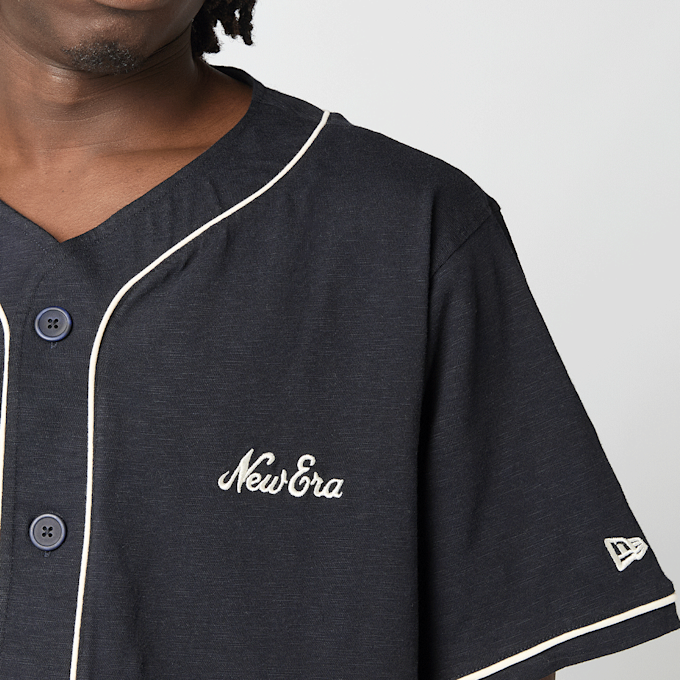 New Era Slub Baseball Jersey bleu 99358 3