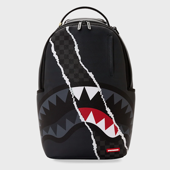 SPRAYGROUND Center Rip Revealing Gray Check grijs 99414 1