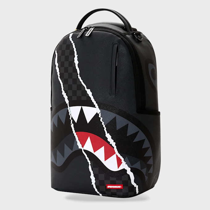 SPRAYGROUND Center Rip Revealing Gray Check grijs 99414 5
