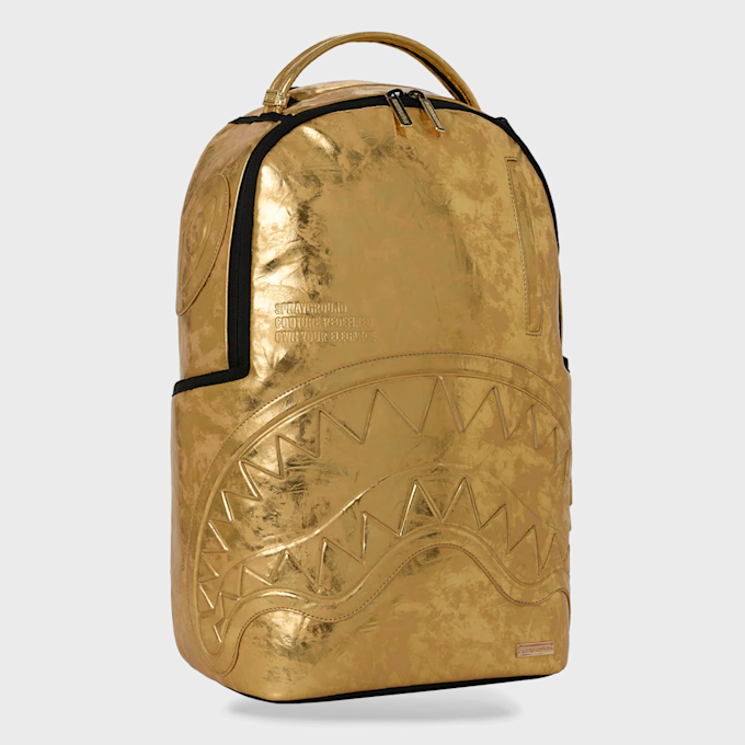 SPRAYGROUND Gold Weathered Backpack doré 99421 2