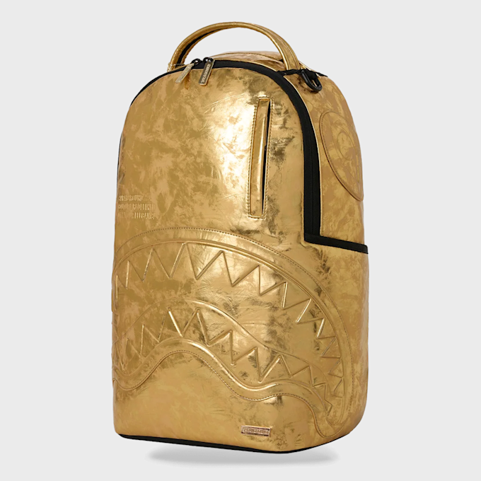 SPRAYGROUND Gold Weathered Backpack doré 99421 3