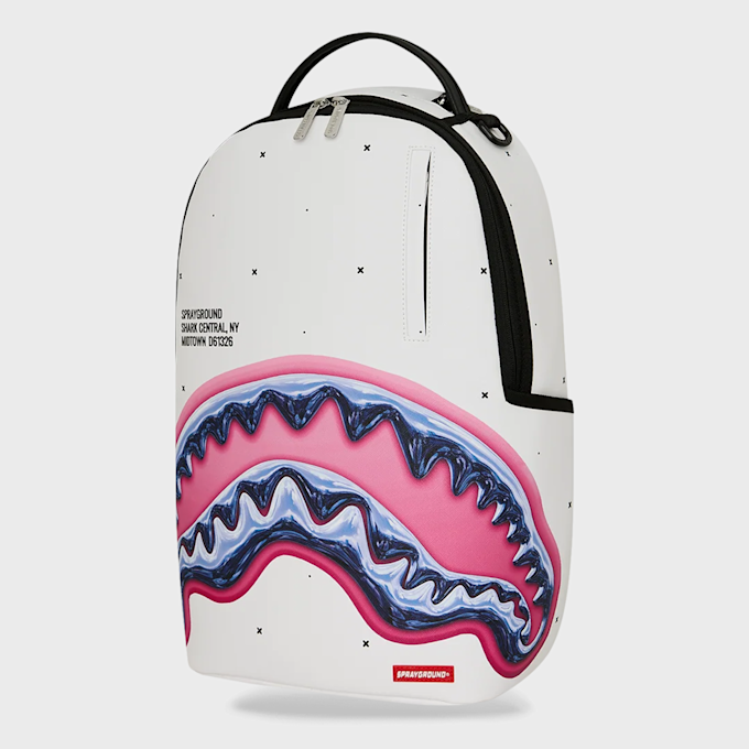 SPRAYGROUND Shark Central Liquid Chrome branco 99423 5