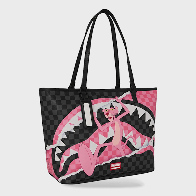 SPRAYGROUND Pink Panther On The Run Tote preto 99426 2