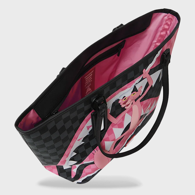 SPRAYGROUND Pink Panther On The Run Tote preto 99426 5