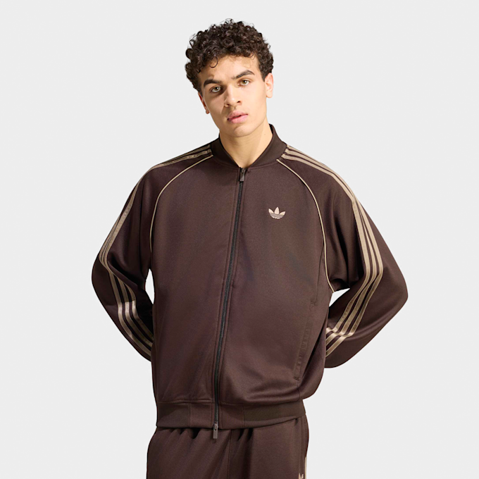 adidas Originals Superstar Adicolor Classics Loose Track Top brun 99579 1