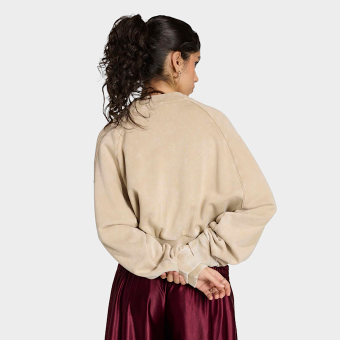 adidas Originals Superstar Double Layered Cropped Track Top beż 99619 2