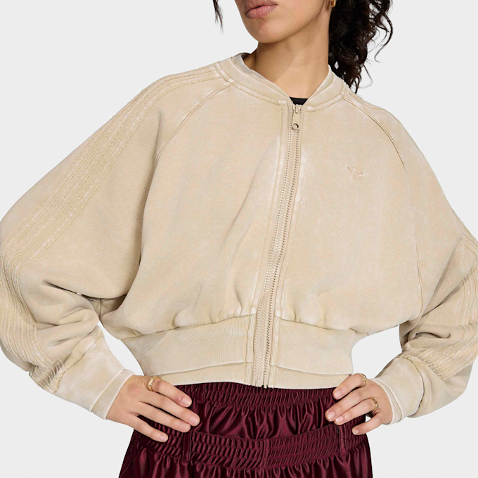 adidas Originals Superstar Double Layered Cropped Track Top beż 99619 3