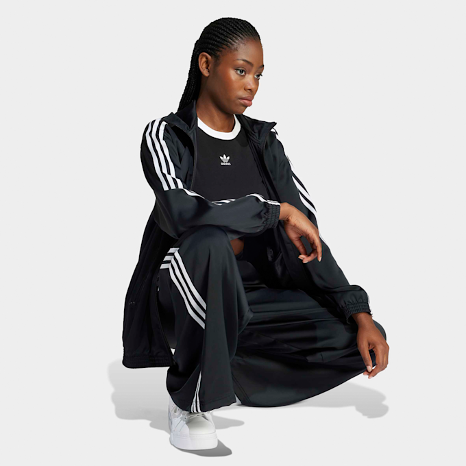 adidas Originals Adicolor Track Pants Satin Wide Leg czarny 99640 5