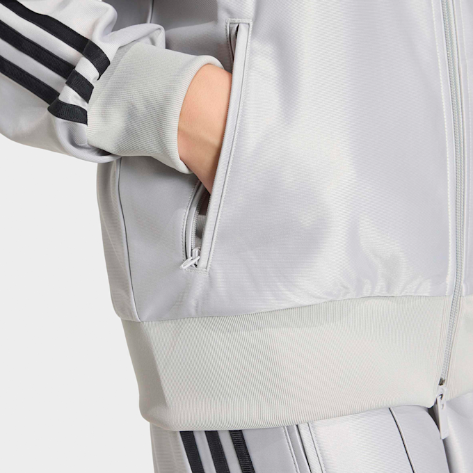adidas Originals Metallic Firebird Loose Track Top cinzento 99641 3