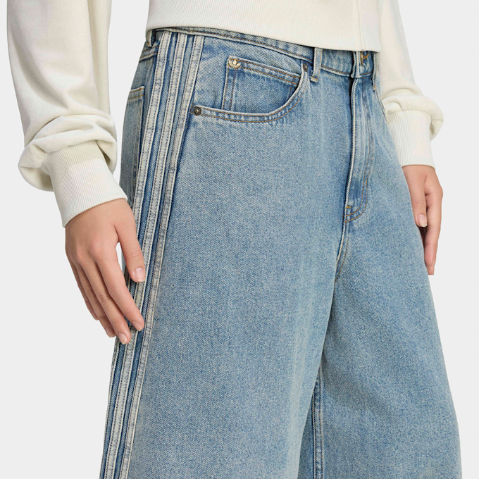 adidas Originals Mid Rise Denim Jorts niebieski 99714 3