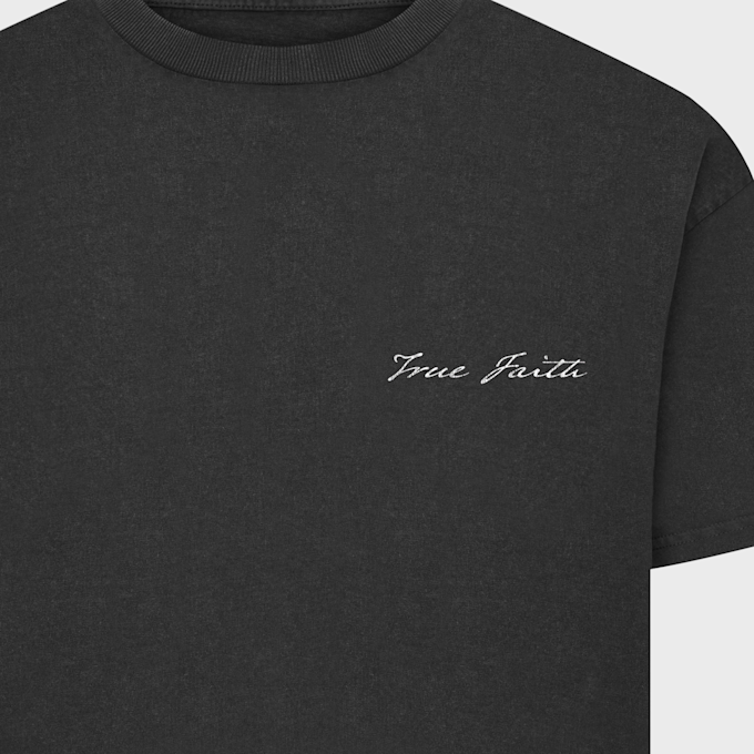 Mister Tee True Faith Vintage Oversize Tee schwarz 99796 3