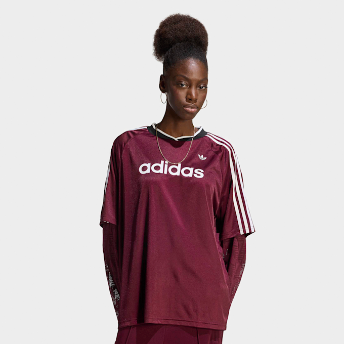 adidas Originals Lace Long-Sleeve Jersey vermelho 99847 1