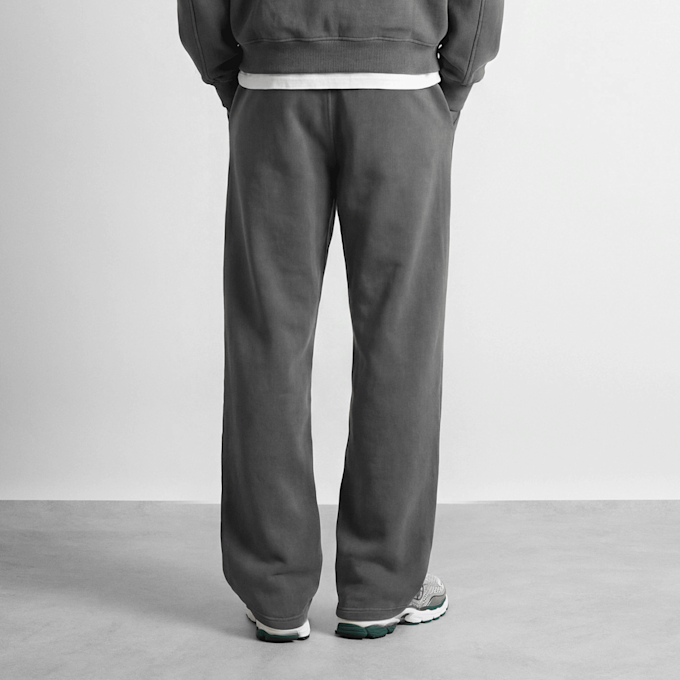 Burocs Wide Leg Seam Sweatpants grigio 100206 2