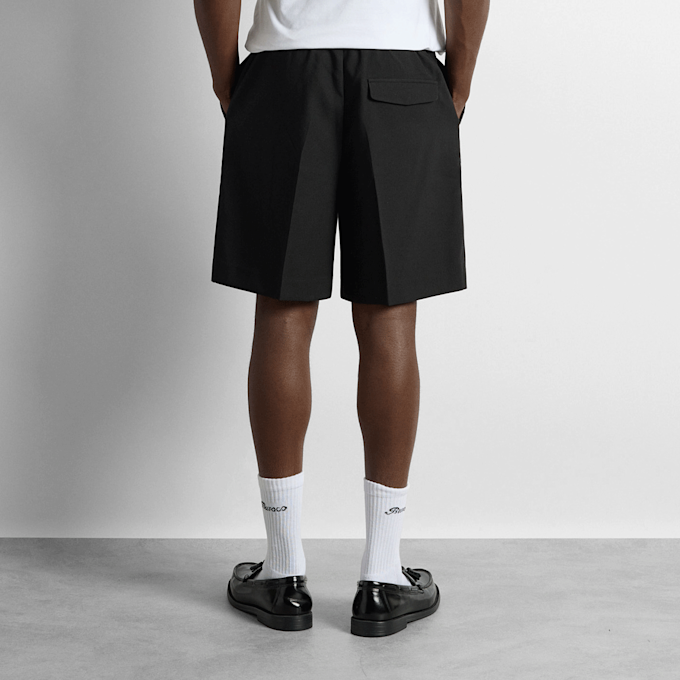 Burocs Loose Drawstring Shorts negro 100208 2